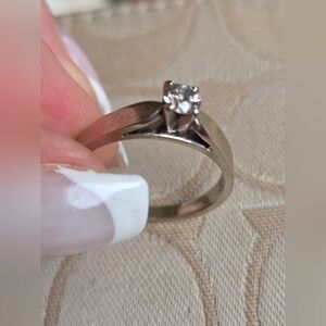 14k Diamond 0.20 Carats ~Engagement/Anniversary/Promise Ring EUC✨️